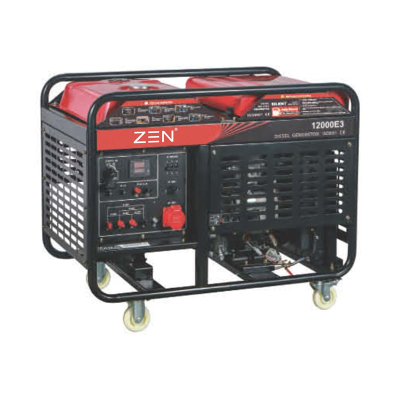 Generador diésel de tipo abierto de dos cilindros